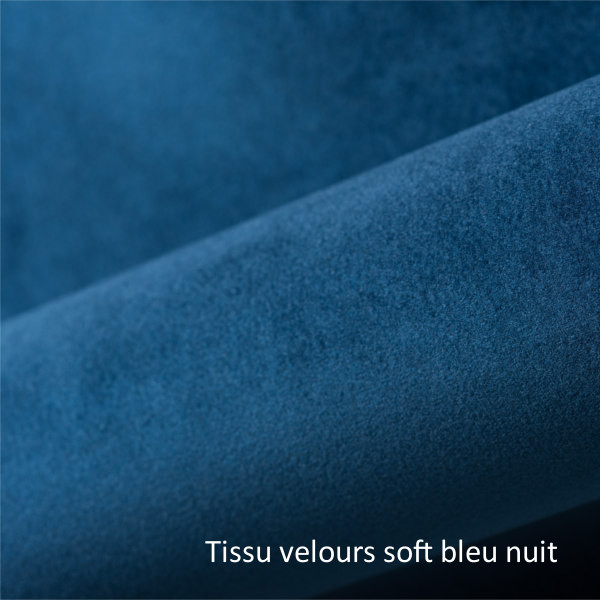 velours soft bleu nuit
